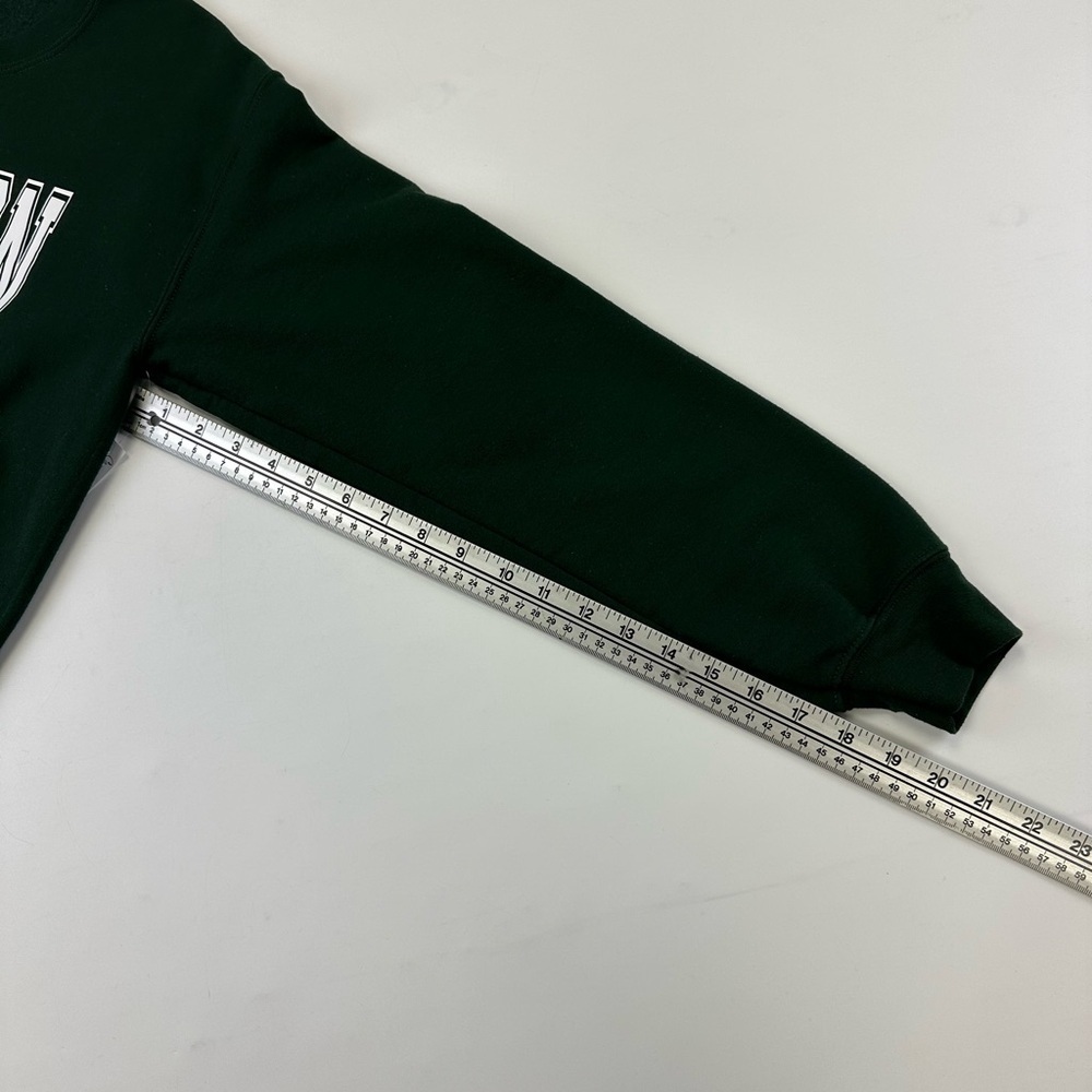 Capricorn Varsity graphic evergreen crew neck fleece womens sweatshirt Small - Picture 6 of 9